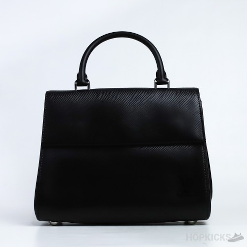 L*V Cluny Mini Black Epi Leather Bag